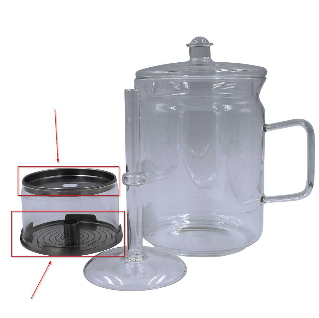 Metal Pieces for the bakset included with the Nonna Glass Coffee Percolator