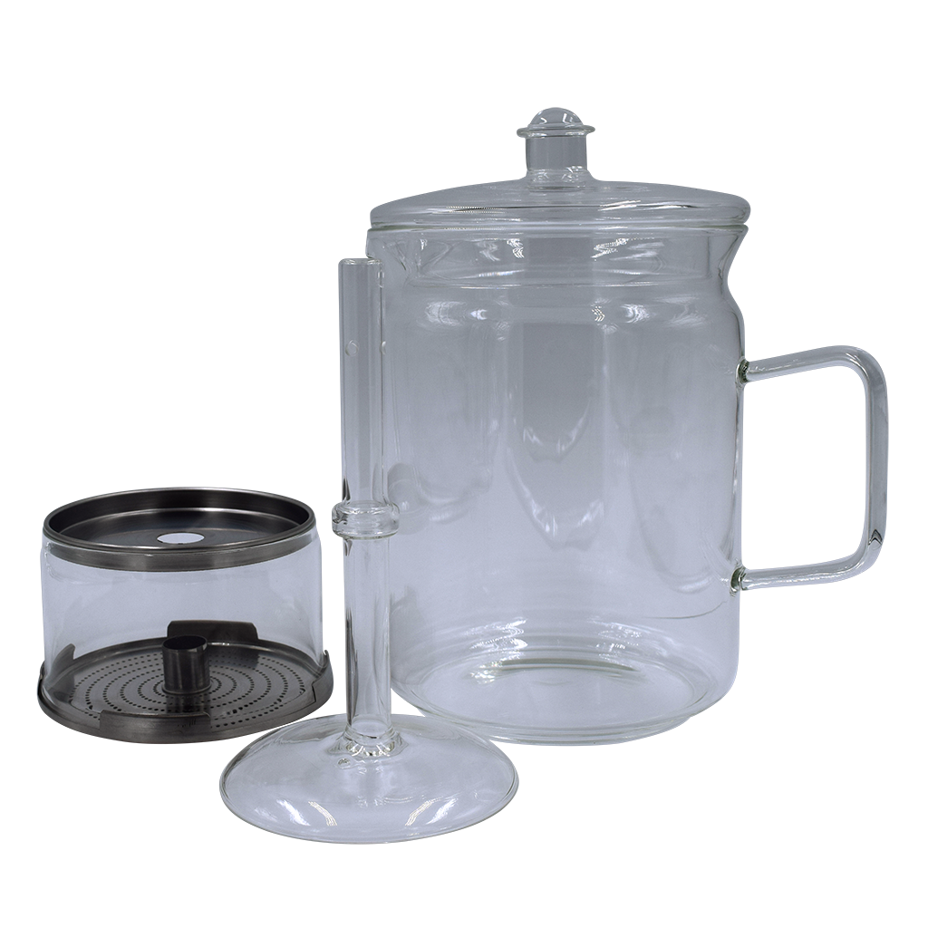 Here are all of the included components for the Nonna Retro Stovetop coffee percolator!