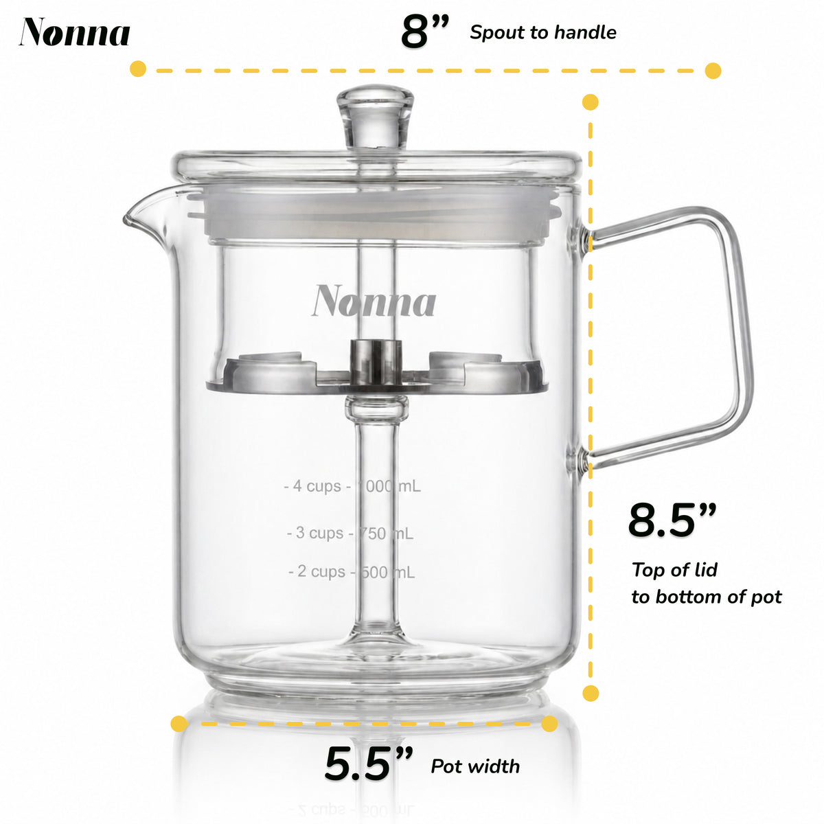 The Nonna 2.0 - Glass Coffee Percolator (1 Unit)